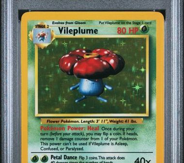 Vileplume (No Symbol) 15 64 Jungle PSA 7 97945660 Fashion