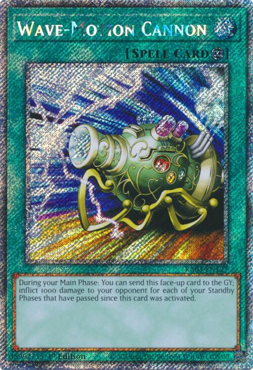 Wave-Motion Cannon (Platinum Secret Rare) [RA03-EN127] Platinum Secret Rare For Cheap