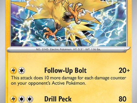 Zapdos (157) [Scarlet & Violet: Black Star Promos] Hot on Sale