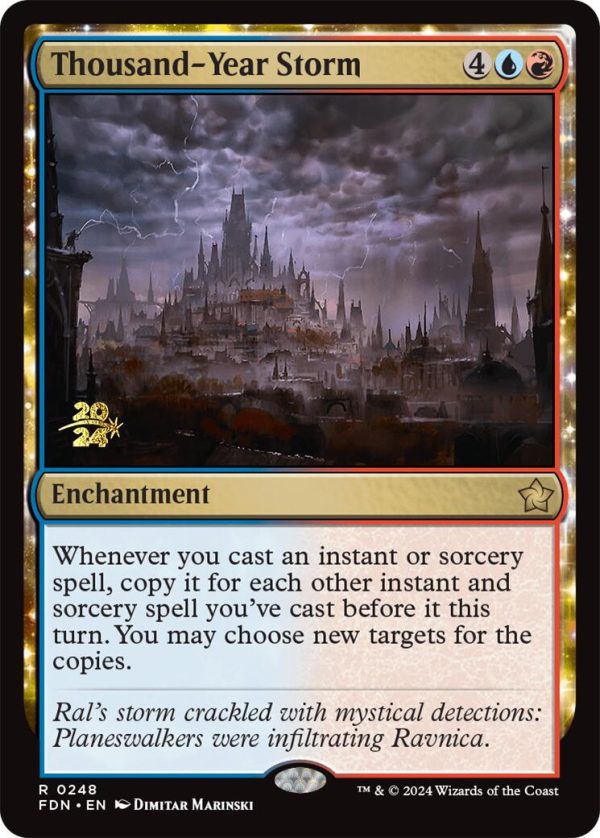 Thousand-Year Storm [Foundations Prerelease Promos] Sale