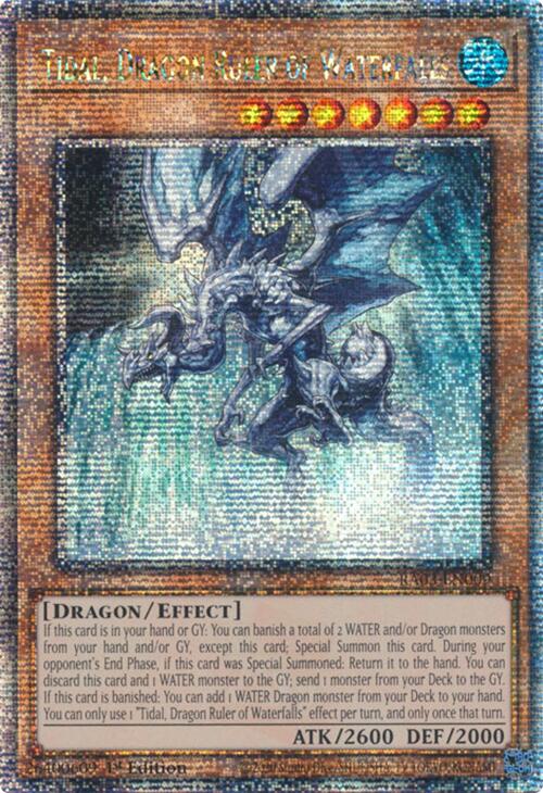 Tidal, Dragon Ruler of Waterfalls (Quarter Century Secret Rare) [RA03-EN009] Quarter Century Secret Rare Discount