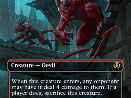 Vexing Devil (Borderless) [Innistrad Remastered] For Discount