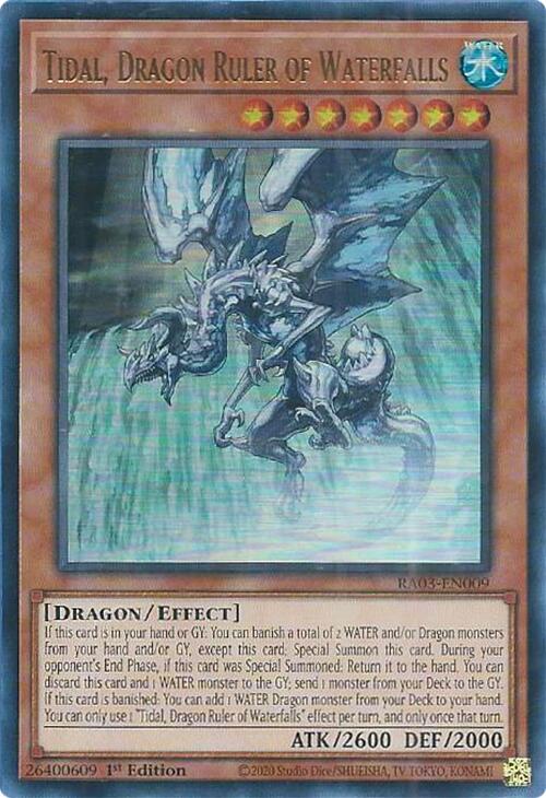 Tidal, Dragon Ruler of Waterfalls (UR) [RA03-EN009] Ultra Rare Discount