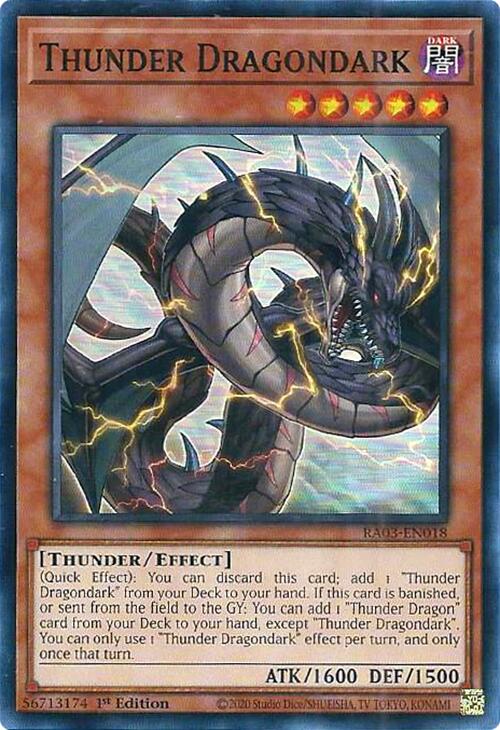 Thunder Dragondark [RA03-EN018] Super Rare Discount