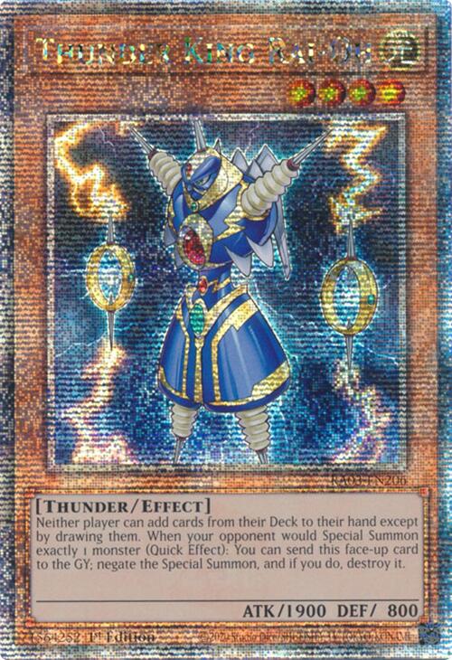 Thunder King Rai-Oh (Quarter Century Secret Rare) [RA03-EN206] Quarter Century Secret Rare For Discount