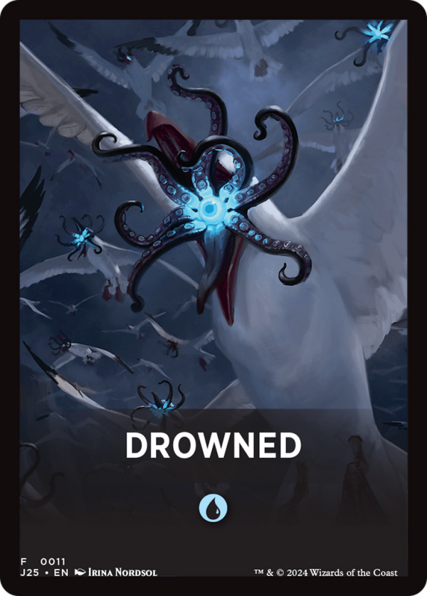 Drowned Theme Card [Foundations Jumpstart Front Cards] Supply