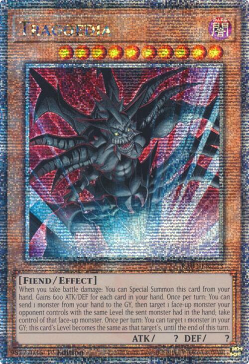 Tragoedia (Quarter Century Secret Rare) [RA03-EN223] Quarter Century Secret Rare Online Hot Sale