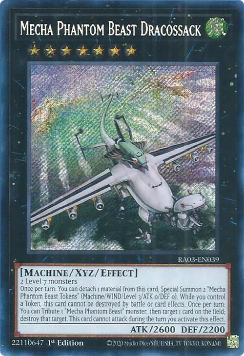 Mecha Phantom Beast Dracossack (Secret Rare) [RA03-EN039] Secret Rare on Sale