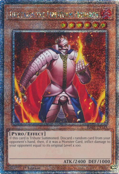 Thestalos the Firestorm Monarch (Quarter Century Secret Rare) [RA03-EN143] Quarter Century Secret Rare Online Hot Sale