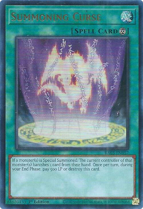 Summoning Curse (UR) [RA03-EN057] Ultra Rare Discount