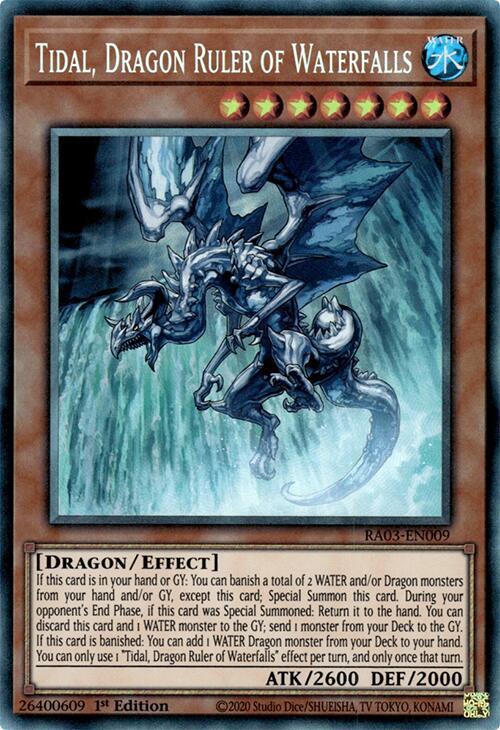 Tidal, Dragon Ruler of Waterfalls (CR) [RA03-EN009] Prismatic Collector s Rare Online Hot Sale