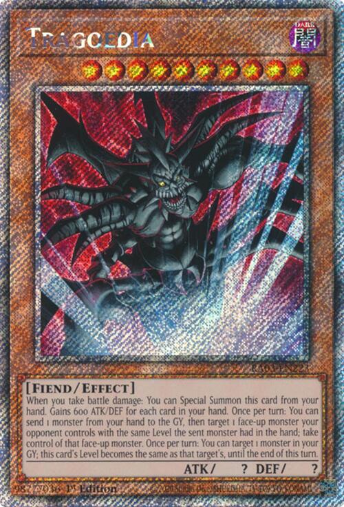 Tragoedia (Platinum Secret Rare) [RA03-EN223] Platinum Secret Rare Cheap