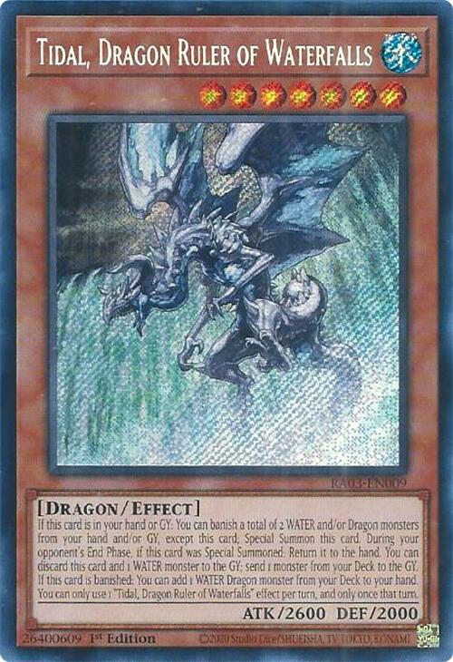 Tidal, Dragon Ruler of Waterfalls (Secret Rare) [RA03-EN009] Secret Rare Online now