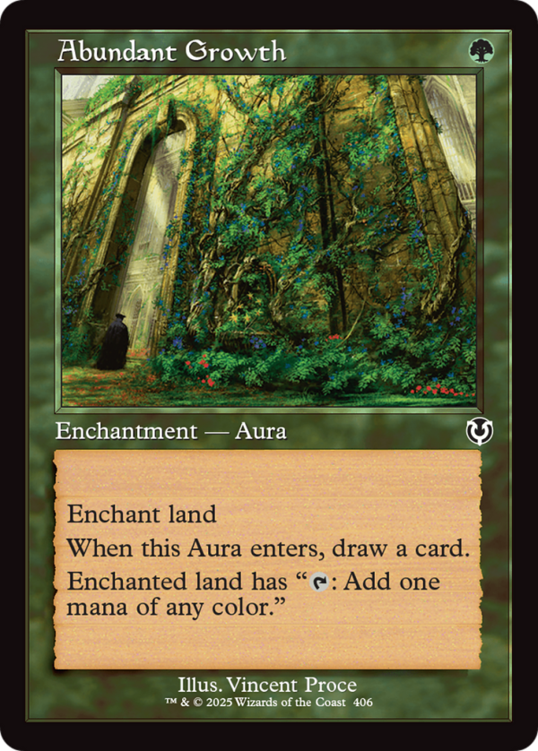 Abundant Growth (Retro Frame) [Innistrad Remastered] Fashion