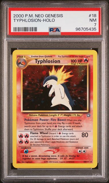 Typhlosion 18 111 Neo Genesis PSA 7 96705435 Online Sale