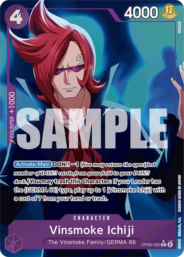 Vinsmoke Ichiji (OP06-060) (Full Art) [Premium Booster -The Best-] Hot on Sale