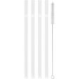 Zwilling Sorrento 5-pc Straight Glass Straw Set - Clear Fashion