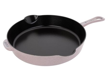 Staub Cast Iron 11-inch Traditional Deep Skillet - Lilac on Sale