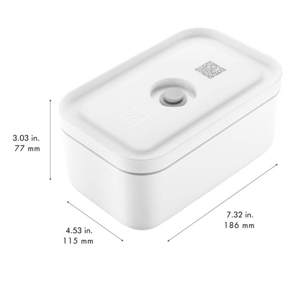 Zwilling Fresh & Save Plastic Lunch Box, Airtight Food Storage Container, Meal Prep Container, BPA-Free, White - Medium Online