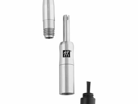 Zwilling Beauty Rotary Nose and Ear Hair Trimmer, Travel Size, Matte, Premium Hair Removal, Silver Online Sale