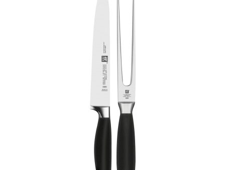 Zwilling Four Star 2-pc Carving Knife & Fork Set For Cheap