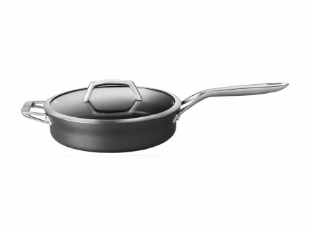 Zwilling Motion Hard Anodized 3-qt Aluminum Nonstick Saute Pan with Lid Hot on Sale