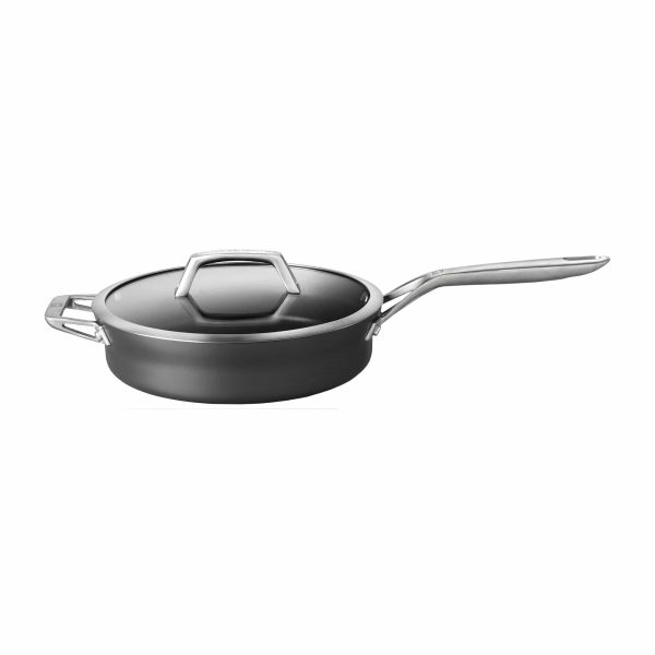 Zwilling Motion Hard Anodized 3-qt Aluminum Nonstick Saute Pan with Lid Hot on Sale