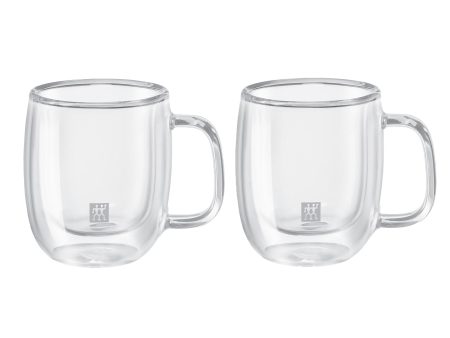 Zwilling Sorrento Plus 2-pc Double-Wall Glass Espresso Mug Set For Discount