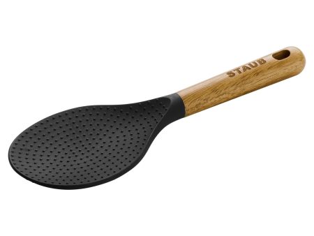 Staub Silicone Rice Spoon, BPA-Free Cooking Utensil with Wood Handle Online Sale