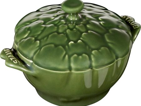 Staub Ceramic 16-oz Petite Artichoke Cocotte - Basil For Sale