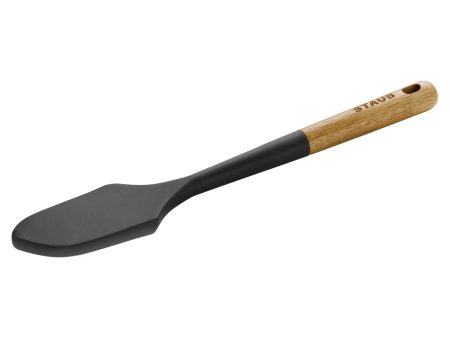 Staub Silicone Spatula, BPA-Free Cooking Utensil with Wood Handle Hot on Sale