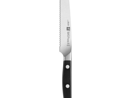 Zwilling Pro 5-inch Serrated Utility Knife on Sale