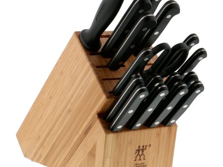 Zwilling Twin Gourmet Classic 18-pc Knife Block Set on Sale