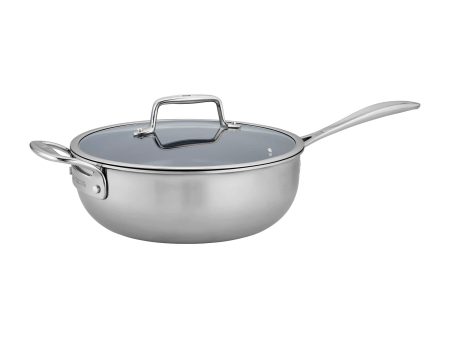 Zwilling Clad CFX 4.5-qt Stainless Steel Ceramic Nonstick Perfect Pan Discount