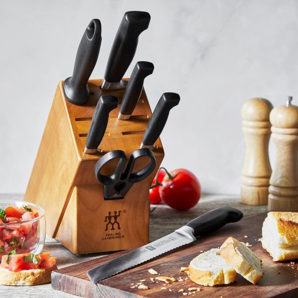 Zwilling Four Star Anniversary 8-pc Knife Block Set Online