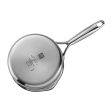 Zwilling Energy Plus 2-qt Stainless Steel Ceramic Nonstick Tall Saucepan For Discount