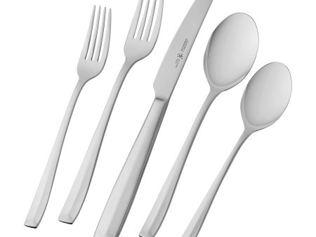 Henckels Lani Flatware Set, 65-Piece, Silver For Cheap