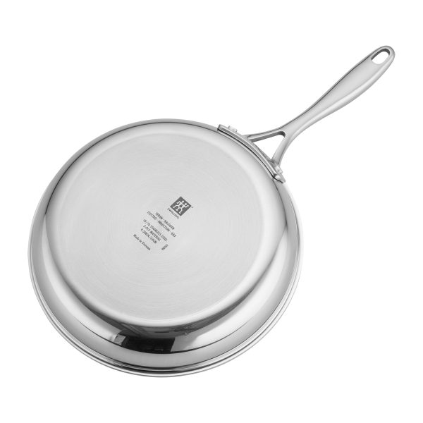 Zwilling Clad CFX 9.5-inch Stainless Steel Ceramic Nonstick Fry Pan with Lid Discount